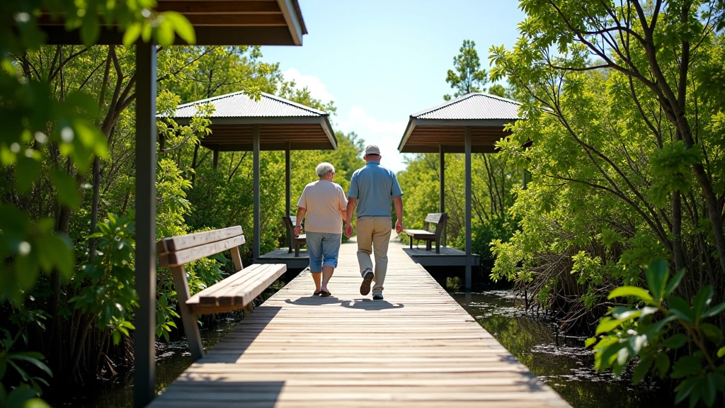 Accessible nature trails at the sanctuary