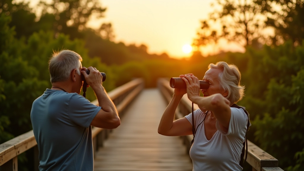 Guided bird watching tour at Boquerón Wetland Refuge